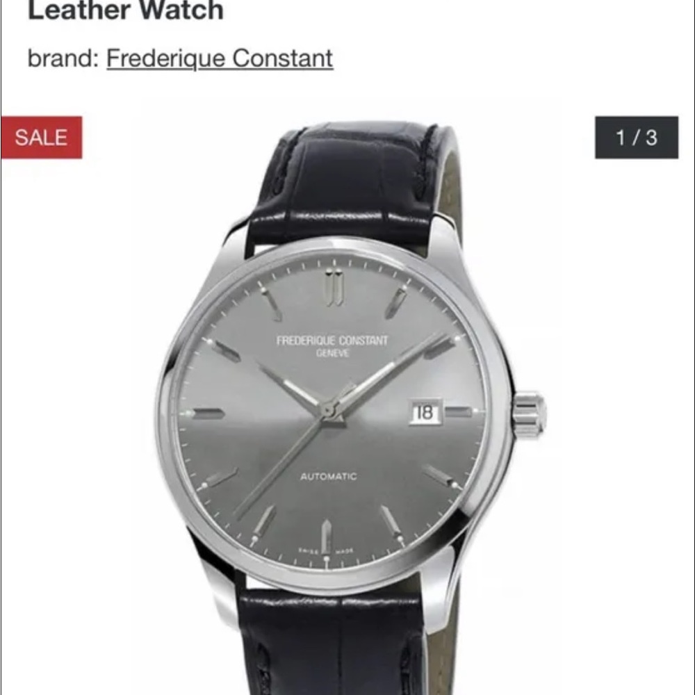 Frederique Constant Automatic Men's Watch FC-303LGR5B6 PLUS FC E-strap Fitness